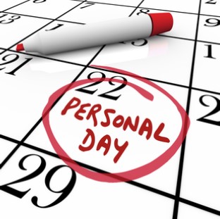 Time Off on Calendar